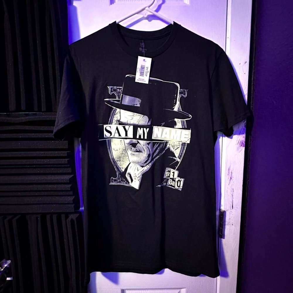 BREAKING BAD SAY MY NAME WALTER WHITE TEE